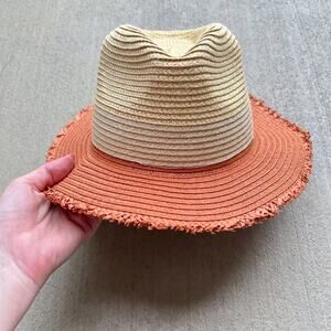 & Other Stories Color Block Straw Hat